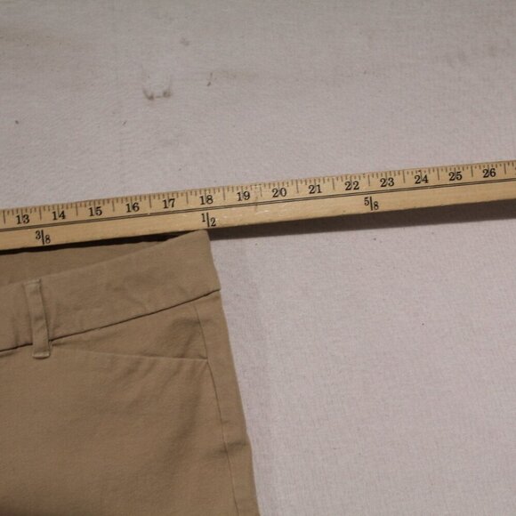 Old Nacy Women Beige Chino Pants Pixie Mid Rise Size 16 - Picture 6 of 9